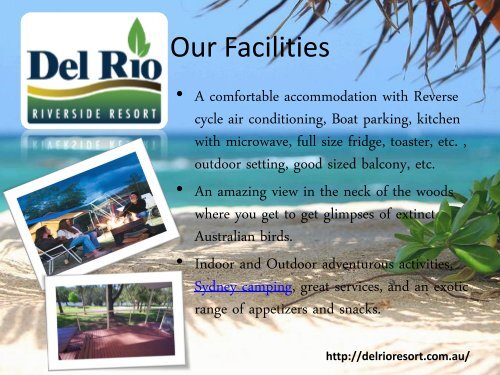 Wiseman Ferry Accommodation - Del Rio Riverside Resort 