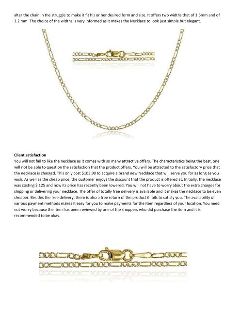 Top reasons to purchase 14K Yellow Gold Pave Figaro Chain