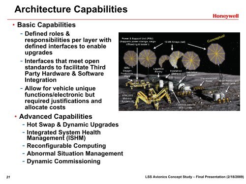 Honeywell Avionics Architecture Concept (PDF) - NASA