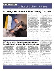Civil Engineer Develops Super strong Concrete - College of ...