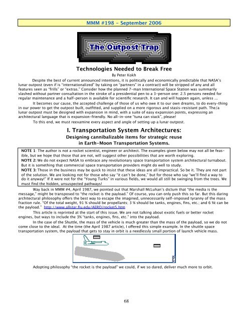 Space Transportation - mmmt_transportation.pdf - Moon Society