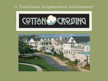 Cotton Crossing-Cottage Series Marketing