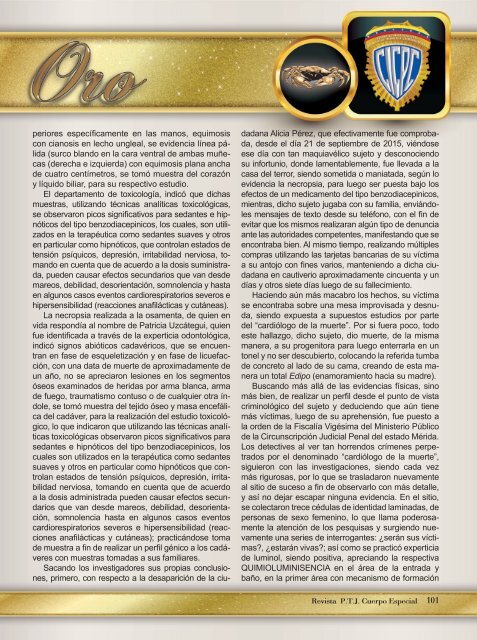 Revista P.T.J. Cuerpo Especial