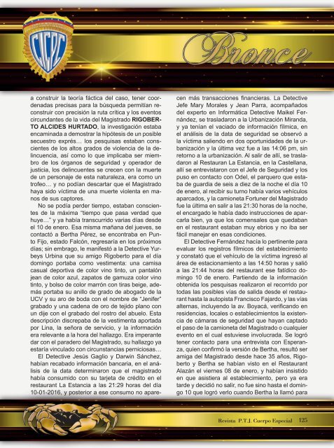 Revista P.T.J. Cuerpo Especial