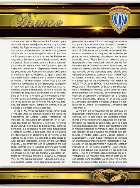 Revista P.T.J. Cuerpo Especial