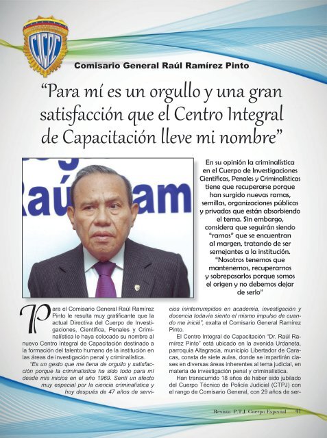 Revista P.T.J. Cuerpo Especial