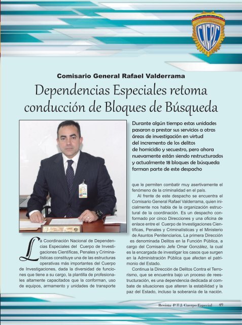 Revista P.T.J. Cuerpo Especial