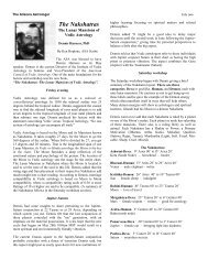 The Nakshatras - Arizona Society of Astrologers