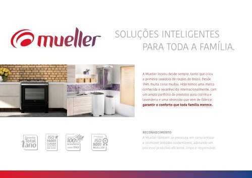 Mueller Catálogo 2017 Cozinha