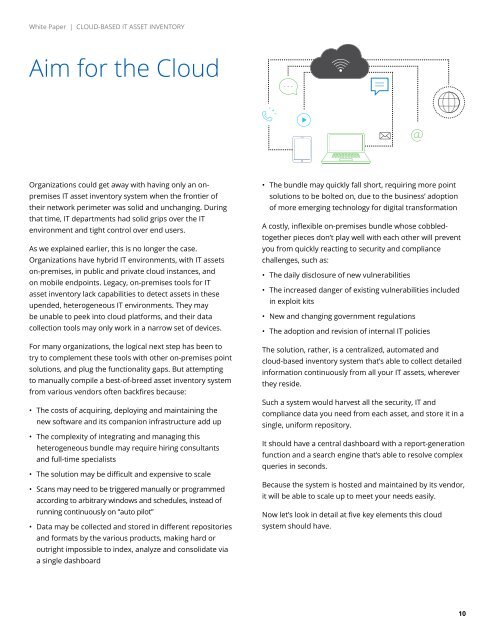 Cloud-based IT Asset Inventory