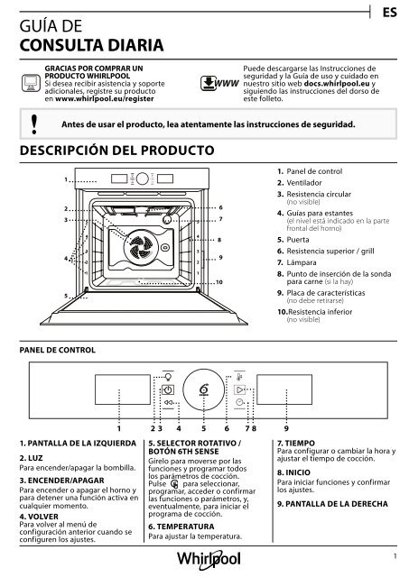 KitchenAid OAKZ9 6200 CS IX - OAKZ9 6200 CS IX ES (859991535780) Setup and  user guide