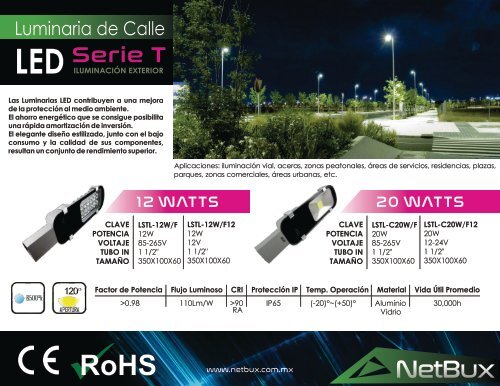 Catalogo Luminarias LED 2017