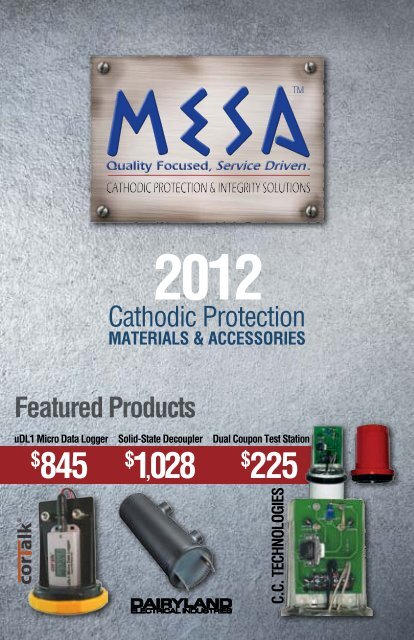 2012 price list - Mesa Products