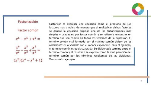 factorizacion