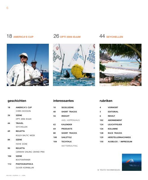 Download als PDF - Sailing Journal