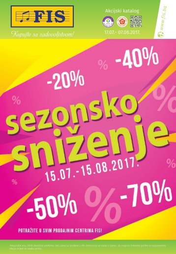 FIS - Akcijski katalog 17.07. - 07.08.2017.