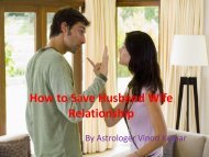 How to Save Husband Wife Relationship