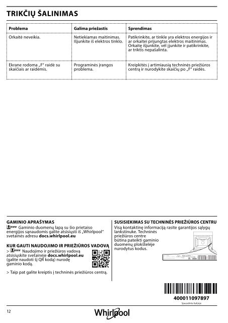 KitchenAid OAKZ9 7921 CS IX - OAKZ9 7921 CS IX LT (859991533830) Setup and user guide