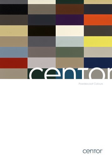 Powdercoat Colours - Centor