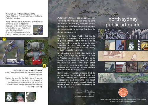north sydney public art guide - North Sydney Council