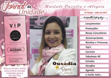 JORNAL DE UNIDADE - OUSADIA E ALEGRIA 072017