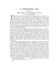 The early cultures of Susa - A survey of persian art (1938)