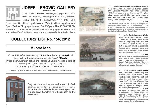 Australiana - Josef Lebovic Gallery