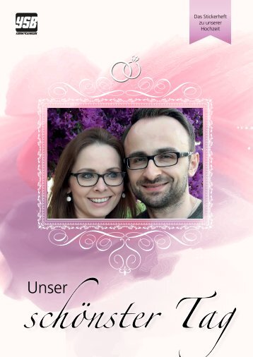 Stickeralbum Hochzeit v.4.