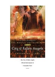 city of fallen angels