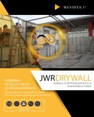 REVISTA N° 1 JWR DRYWALL - TODO SOBRE EL SISTEMA DRYWALL