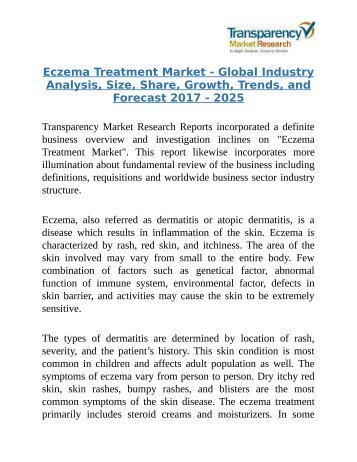 Eczema Treatment Market