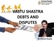 VASTU SHASTRA DEBTS AND DISPUTES