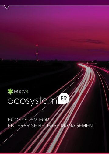 Enov8 – Ecosystem For Enterprise Release Management