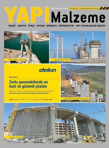 Yapı Malzeme Dergisi Temmuz 2017 Sayısı
