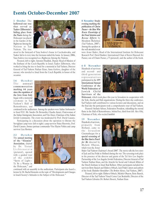 Magazine 48 - Winter 2008 - Yad Vashem