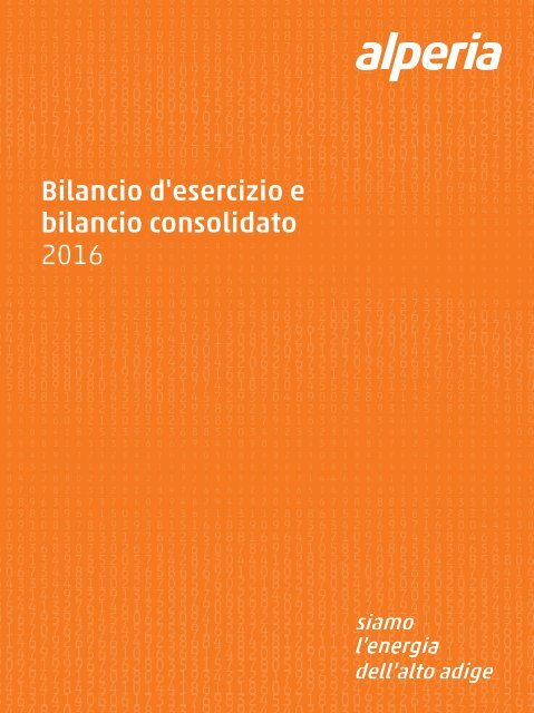 Bilancio d'esercizio e bilancio consolidato 2016