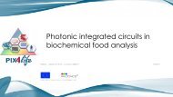 Circuitos Integrados Fotónicos en análisis bioquímicos de alimentos