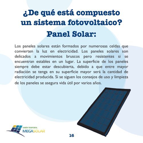 Páneles solares individuales