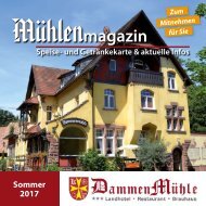 Das Mühlenmagazin Sommer