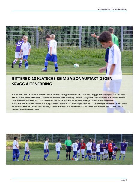 Jahrbuch_D1 TSV Großmehring 2016/2017