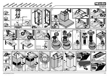 Miele KMDA 7774 FL - Schema di montaggio