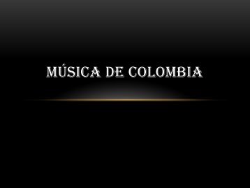 Música de Colombia