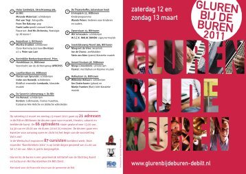 gluren bij de buren 2011 - Gluren bij de Buren - De Bilt