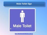 Male Toilet Sign