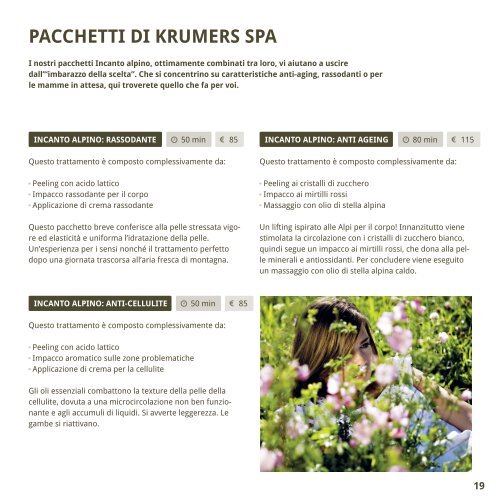 Menù SPA | Krumers Post Hotel & SPA, Seefeld in Tirol