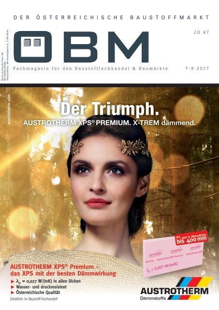 2017-7 ÖBM Der Österreichische Fachmarkt - Der Triumph Austrotherm XPS Premium X-TREM dämmend