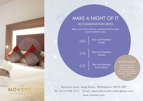 Novotel Nottingham Christmas 2017