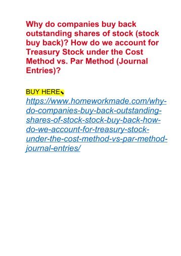 Buy back stock options