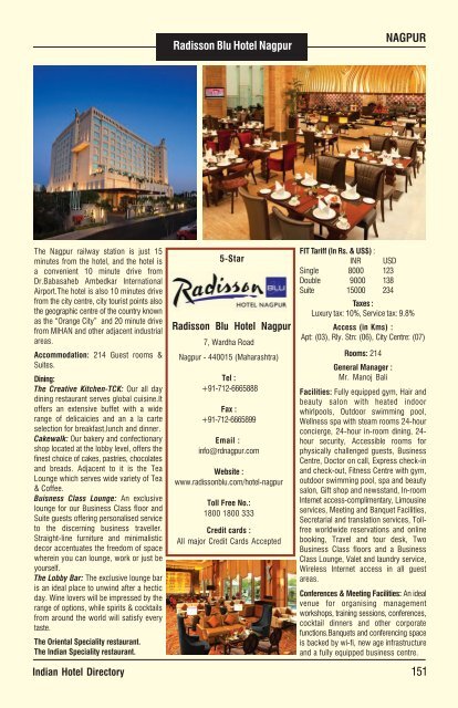 IHD-Indian Hotel Directory 2017