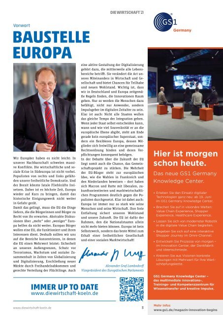 Die Wirtschaft Köln - Ausgabe 03 / 2017